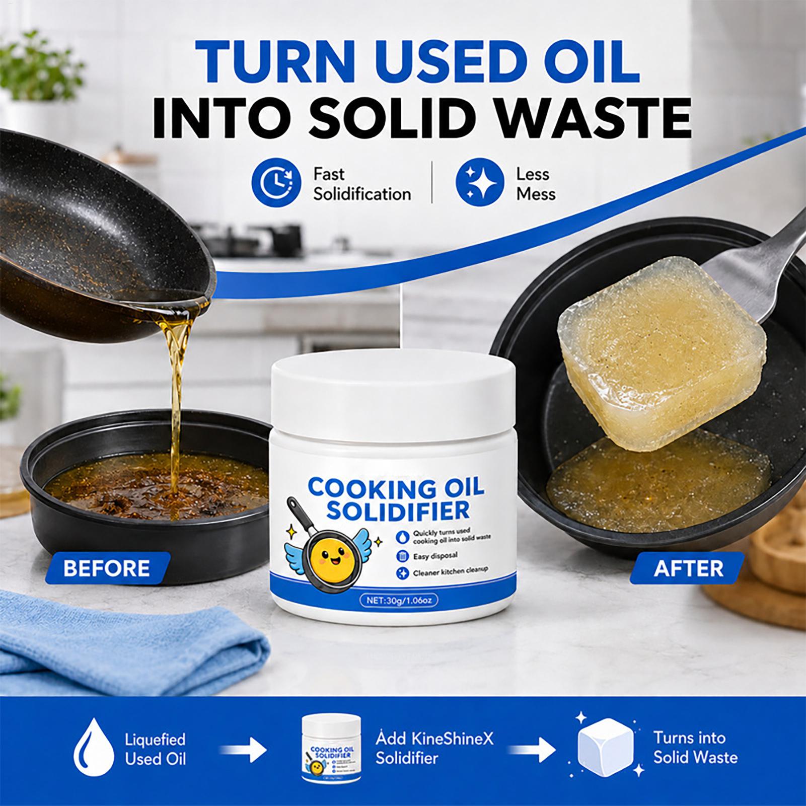 Commercial Kitchen Appliances - 30ml Oil Solidifier For Disposal Deep