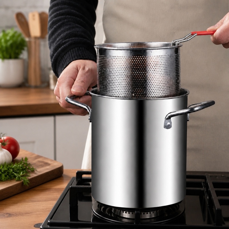 Commercial Kitchen Appliances - 304 Stainless Steel Deep Fryer Vessel