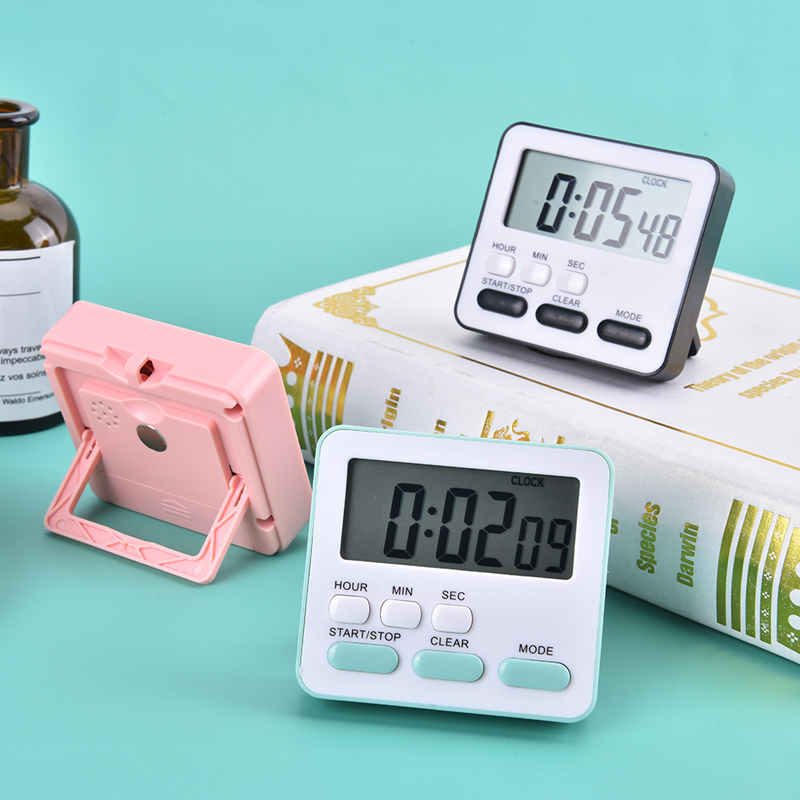 Commercial Kitchen Timer - Digital Display Cooking Alarm Clock Kitchen