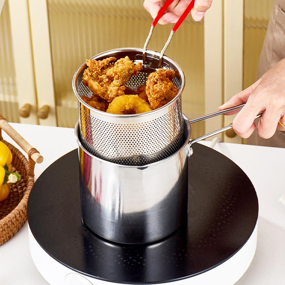 Commercial Kitchen Appliances - Stainless Steel Deep Fryer Pot With