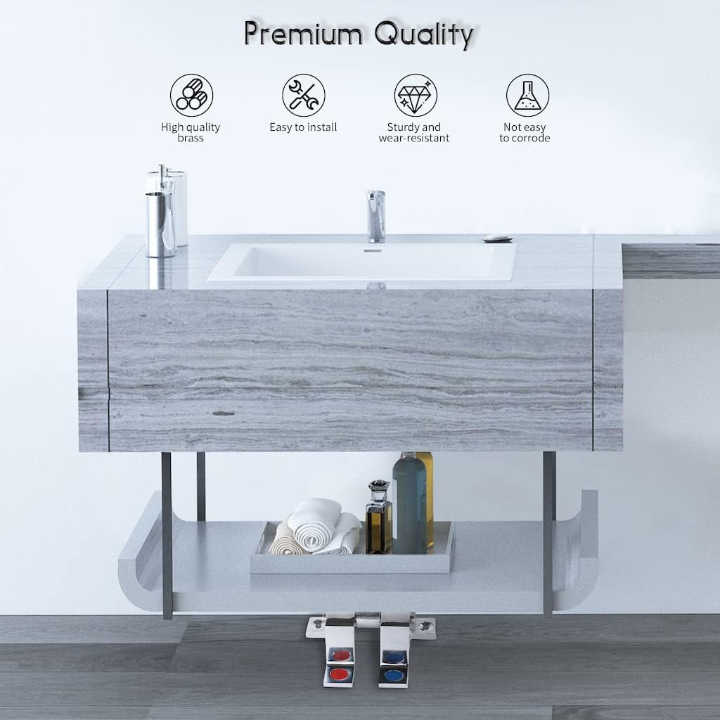 Brass Dual Handle Hot & Cold F - Commercial Kitchen Designer review and price