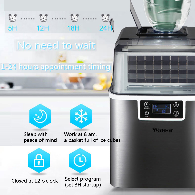 PBOBP Ice Cube Maker 30KG Wate - Commercial Kitchen Ice Machine review and price