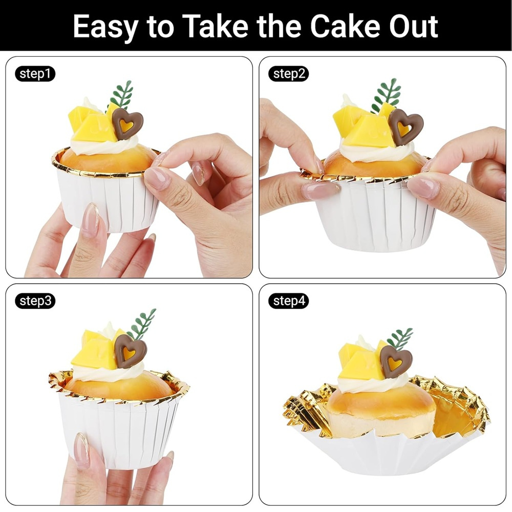 50 pcs Muffins Cup Paper Cupca - Commercial Kitchen Items review and price