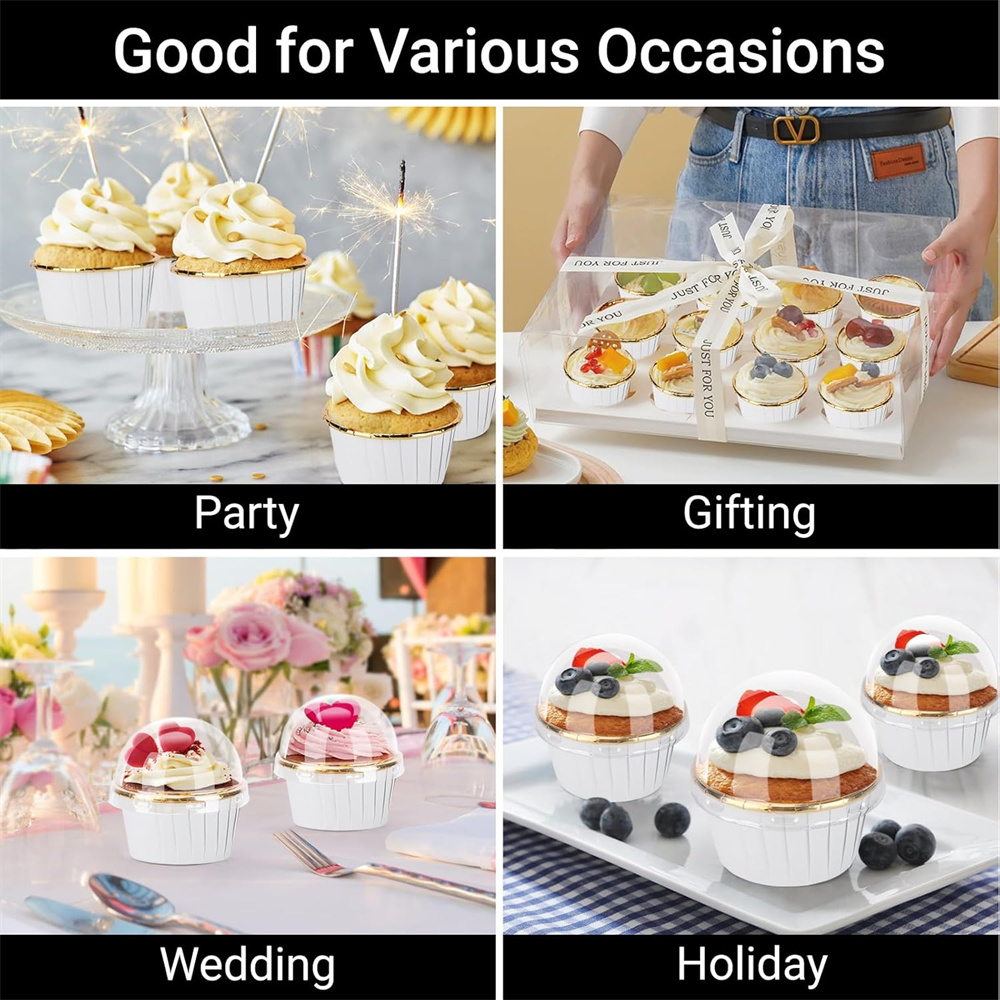 50 pcs Muffins Cup Paper Cupca - Commercial Kitchen Items review and price