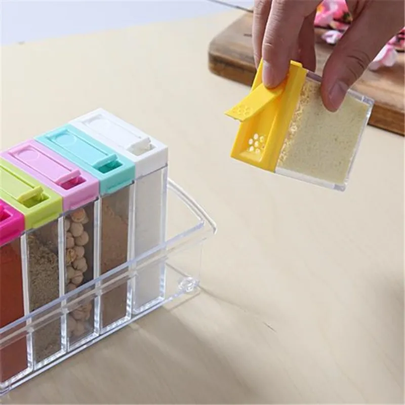 Transparent Seasoning Six Grid - Commercial Kitchen Items review and price