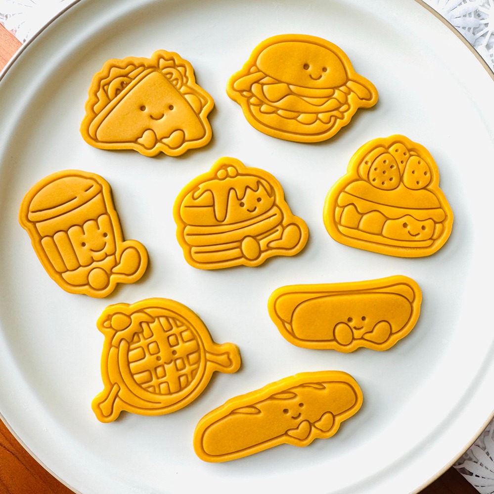 Cute Burger Sandwich Cookie Cu - Commercial Kitchen Items review and price