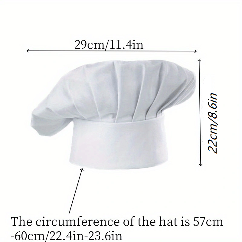 3pcs Chef Hat Adult Adjustable - Commercial Kitchen Services review and price