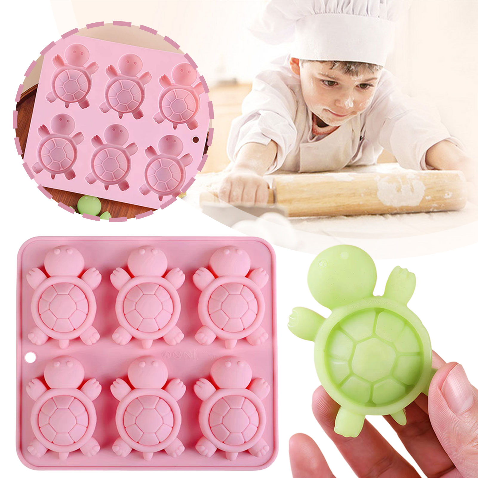 Turtles Ice Tray 3D Tortoises  - Commercial Kitchen Items review and price