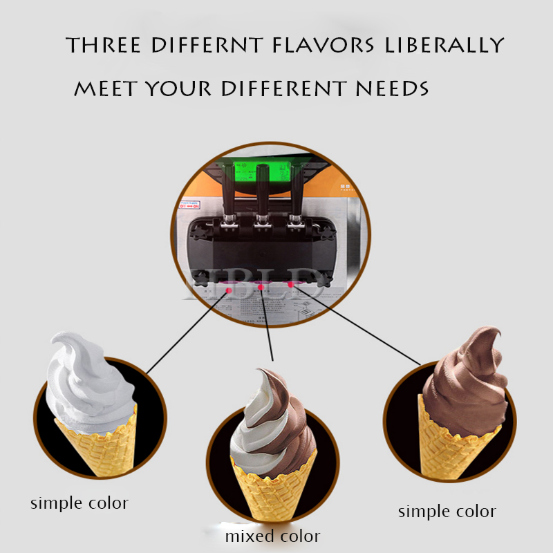 Stainless Steel Soft Ice Cream - Commercial Kitchen Ice Machine review and price