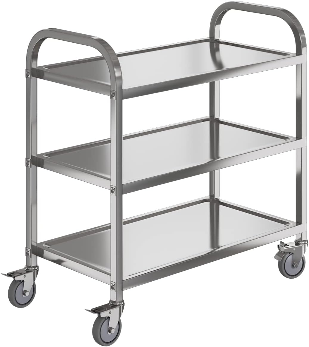 3-Tier Stainless Steel Rolling - Commercial Kitchen Services review and price