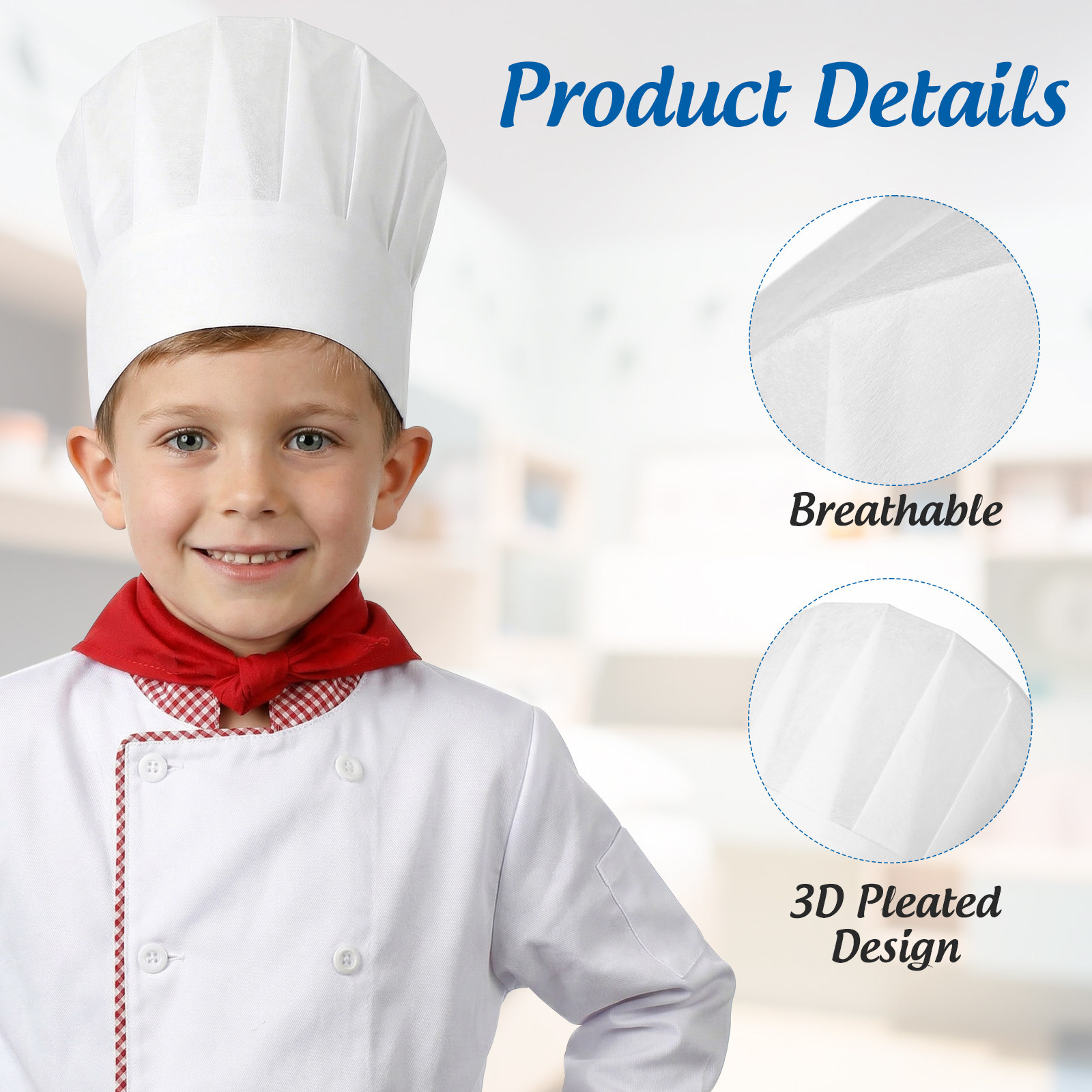 20pcs Children Disposable Chef - Commercial Kitchen Services review and price