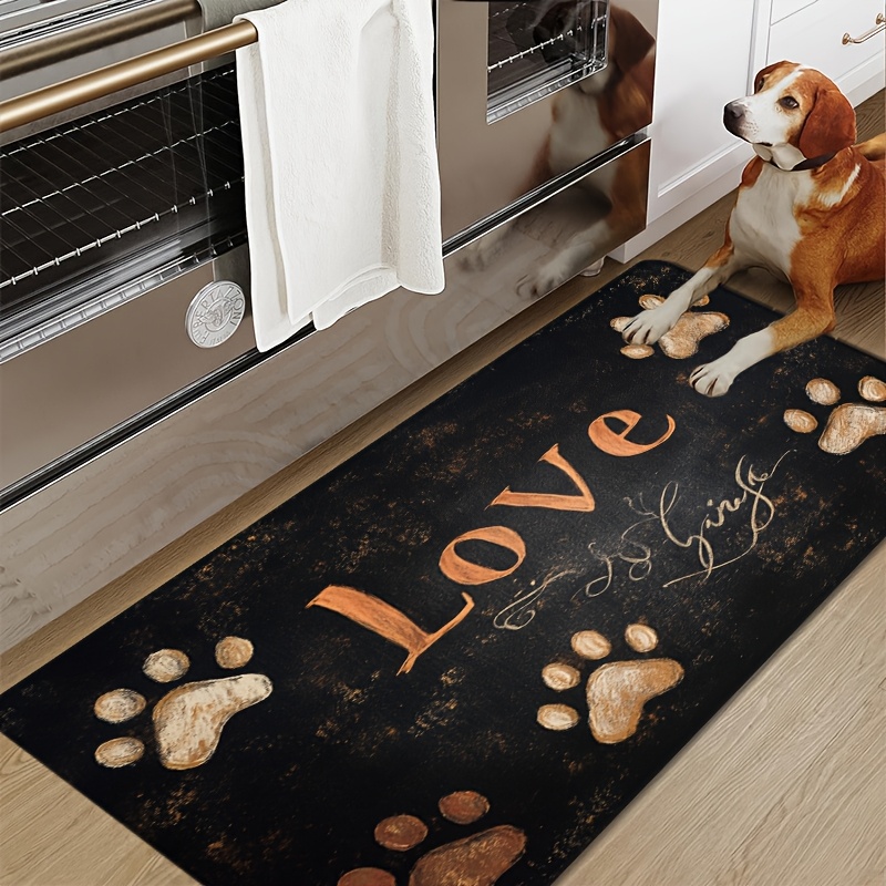 Cat Dog Paw Print Pattern Kitc - Commercial Kitchen Designer review and price