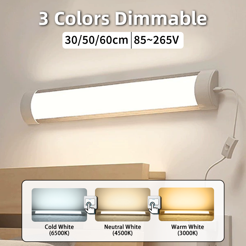 3 Colors Dimmable Led Tube Lig - Commercial Kitchen Lighting review and price