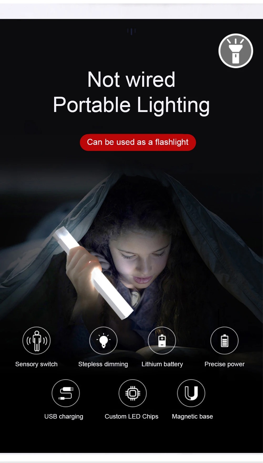 USB Charging LED Lights PIR Mo - Commercial Kitchen Lighting review and price
