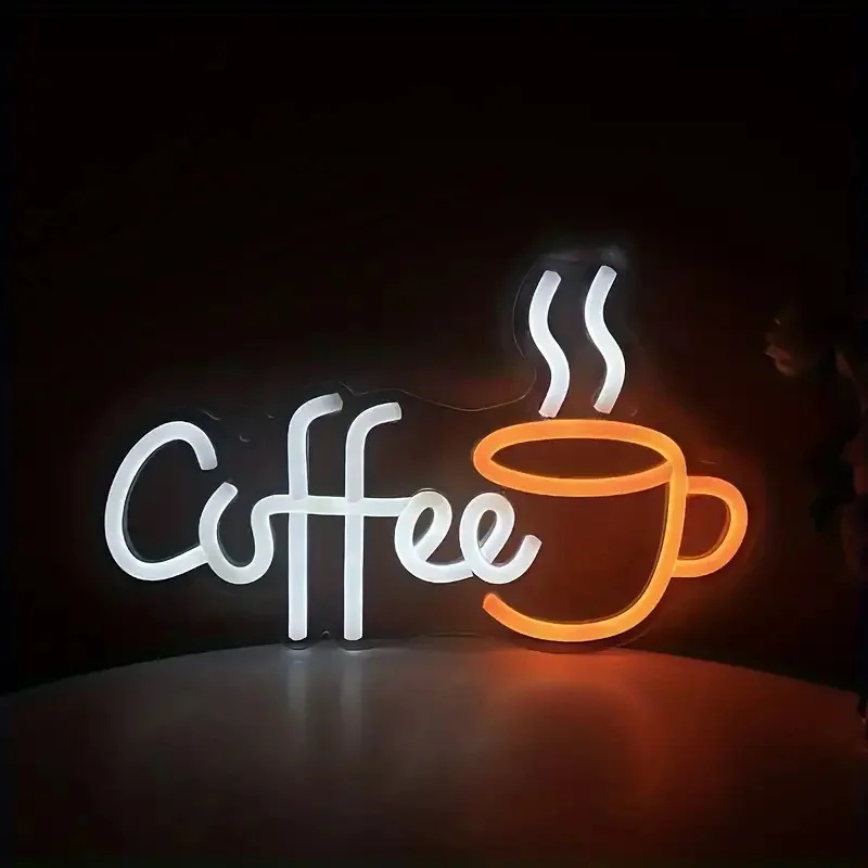 Coffee Cup Designed Neon Sign  - Commercial Kitchen Designer review and price
