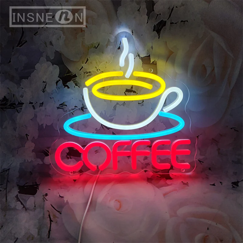 Coffee Cup Designed Neon Sign  - Commercial Kitchen Designer review and price