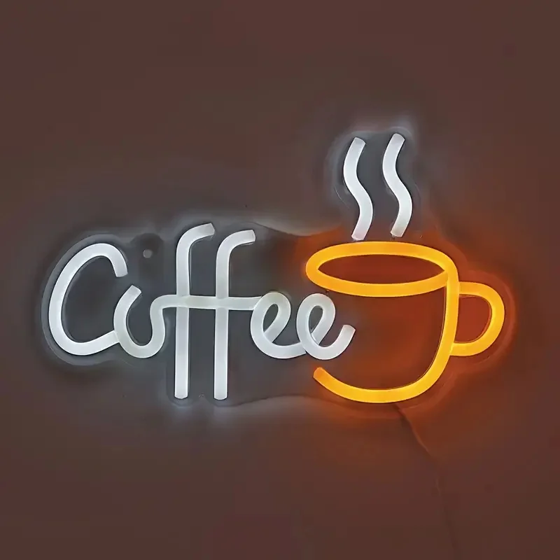 Coffee Cup Designed Neon Sign  - Commercial Kitchen Designer review and price