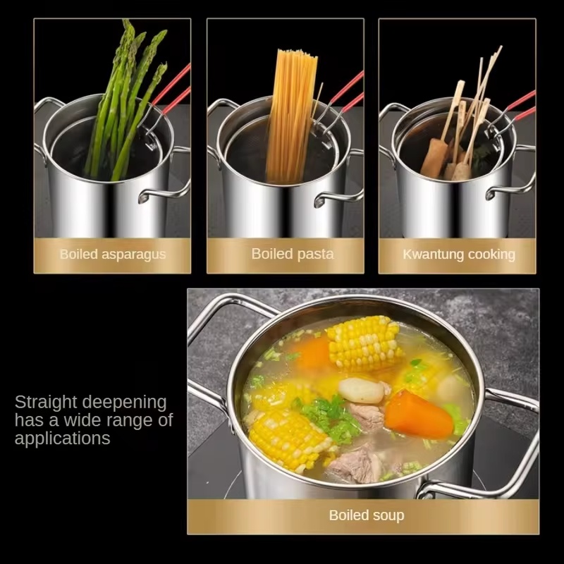 304 Stainless Steel Deep Fryer - Commercial Kitchen Appliances review and price