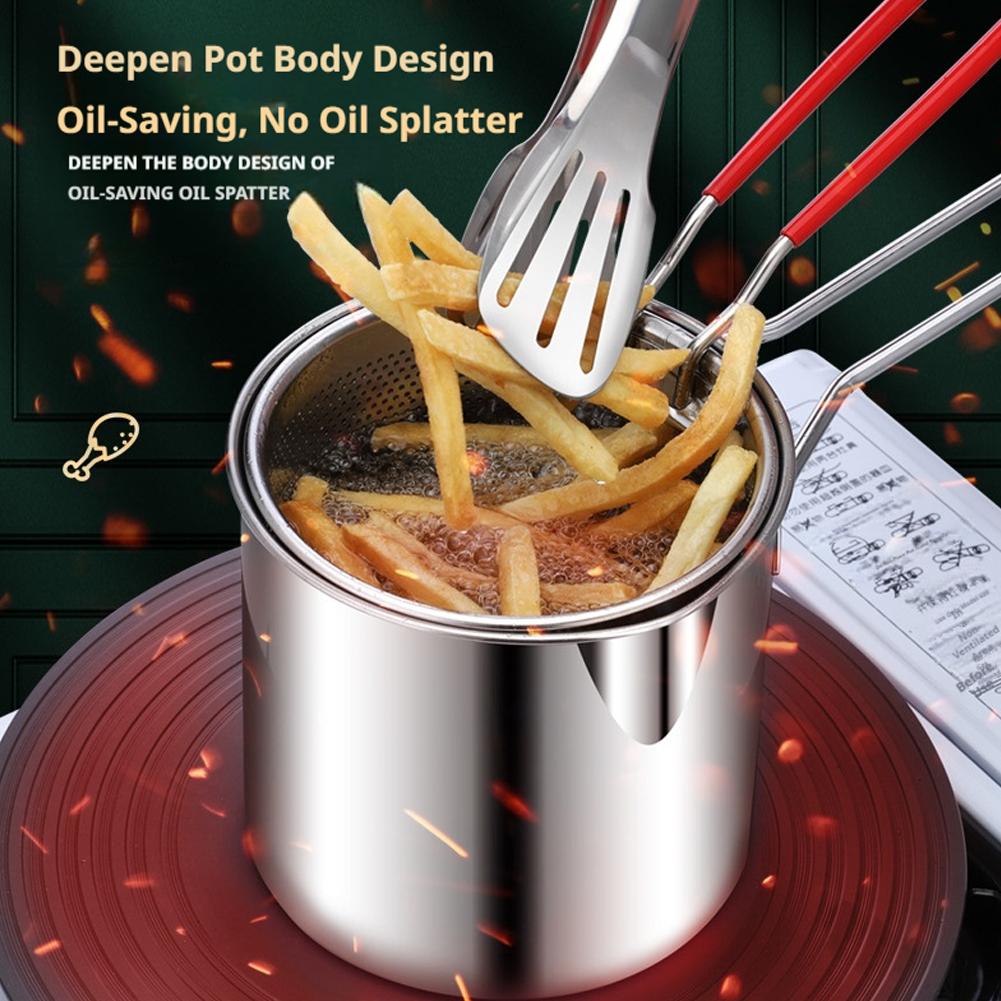 Stainless Steel Deep Fryer Pot - Commercial Kitchen Appliances review and price