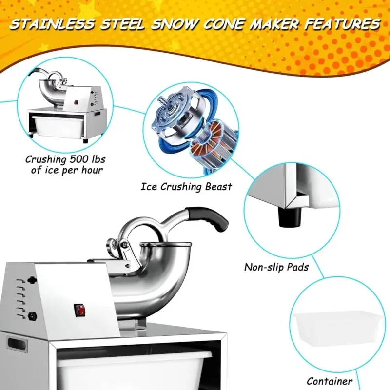 2026 Latest Semi-Automatic Ice - Commercial Kitchen Ice Machine review and price